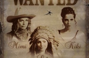 InnoGames GmbH: Nina Bott, Janina Uhse und Maria Wedig im Western Look / Soap Stars sind Teil des Onlinespiels The West - Exklusives Treffen auf der gamescom zu gewinnen (BILD)