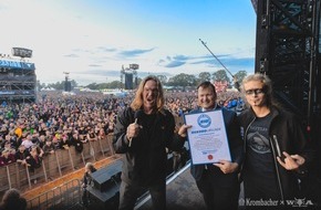 REKORD-INSTITUT für DEUTSCHLAND: RID-Weltrekord bei WACKEN OPEN AIR 2023: »lautester Growl einer Menschenmenge (Heavy Metal)« (110,3 dbA)