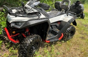 Kreispolizeibehörde Kleve: POL-KLE: Kerken - Diebstahl aus Garage / Quad mit dem Kennzeichen KLE-DH68 entwendet