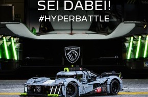 Peugeot Deutschland GmbH: PEUGEOT x LEGO® Hyperbattle: Livestream am 28.02.2024 ab 15 Uhr