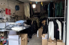 Polizei Hagen: POL-HA: Mann verkauft gefälschte Produkte aus Garage - Polizei stellt Ware sicher