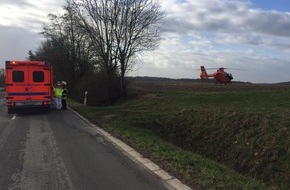 Feuerwehr Erkrath: FW-Erkrath: 85 Jährige nach Fenstersturz schwer verletzt - Rettungshubschrauber transportiert sie in eine Spezialklinik