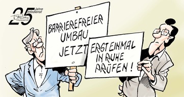 Bundesgeschäftsstelle Landesbausparkassen (LBS): Barrierefrei ja, aber mit Augenmaß / Anspruch der Mieter auf Umbauten hat gewisse Grenzen