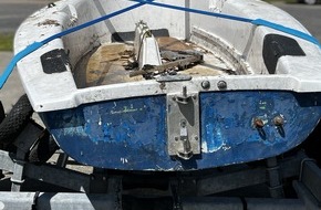 Landeswasserschutzpolizeiamt Mecklenburg-Vorpommern: LWSPA M-V: Sichergestellte Boote in der WSPI Schwerin - Eigent&uuml;mersuche