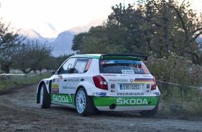 Skoda Auto Deutschland GmbH: "Rallye International du Valais": Doppelführung für SKODA nach Tag eins (FOTO)