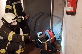 Freiwillige Feuerwehr Bedburg-Hau: FW-KLE: Kellerbrand durch defekte Heizungsanlage