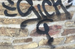 Kreispolizeibehörde Olpe: POL-OE: Bruchsteinmauer mit Graffiti besprüht