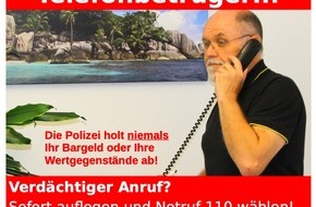 Polizeipräsidium Aalen: POL-AA: Straftaten zum Nachteil älterer Menschen im Landkreis Schwäbisch Hall; Gemeinsame Aktion der Sparkassenstiftung, der Apotheken und des Polizeipräsidiums Aalen.