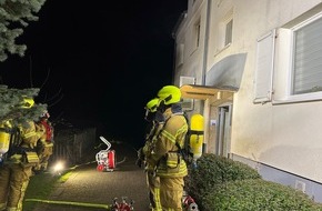 Feuerwehr Ratingen: FW Ratingen: Wohnungsbrand mit zwei Verletzten Personen