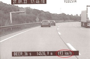 Autobahnpolizeiinspektion: API-TH: Rücksichtslosen Raser auf der A9 gestoppt