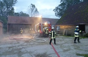 Feuerwehr Detmold: FW-DT: Gemeinschaftliche Einsatzübung der Feuerwehren Detmold und Lemgo