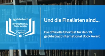 getAbstract AG: getAbstract International Book Award: Diese zwanzig Bücher sind nominiert