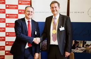 Santander Consumer Bank AG: Santander unterstützt Humboldt-Universität zu Berlin (FOTO)