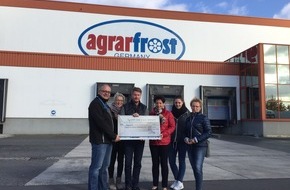 Agrarfrost GmbH & Co. KG: Agrarfrost spendet 1.000 Euro für den Förderverein Freibad Oschersleben e.V.