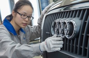 Audi AG: Audi: Erstmals mehr als 50.000 Autos in einem Monat in China ausgeliefert (FOTO)