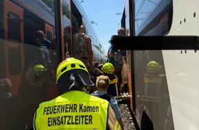 Freiwillige Feuerwehr Kamen: FW Kamen: Personenunfall im Bahnhof Kamen Methler