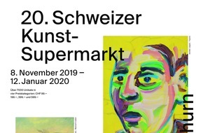 Kunstsupermarkt: 55'000 Unikate verkauft / Jubiläumsausstellung: 20. Schweizer Kunst-Supermarkt