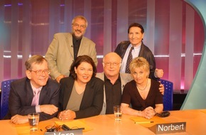 Kabel Eins: "Was bin ich?" mit Björn-Hergen Schimpf, Dr. Norbert Blüm, Herbert Feuerstein, Vera Int-Veen und Tanja Schumann. Am 24. Oktober 2002 um 20:15 Uhr bei Kabel 1