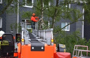 Feuerwehr Mülheim an der Ruhr: FW-MH: Sturmtief "Zeljko" beschäftigt die Feuerwehr Mülheim.