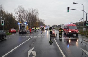 Polizei Düren: POL-DN: Heftiger Zusammenprall