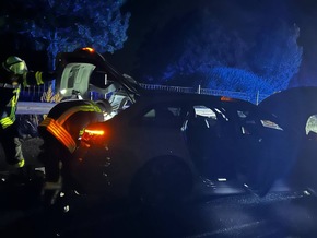 POL-STD: Zwei Verletzte bei Unfall auf der Autobahn 26 - Vollsperrung der Richtungsfahrbahn Hamburg bis in die Nacht