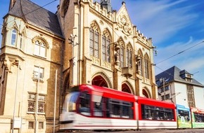 ADAC Hessen-Th&uuml;ringen e.V.: Erfurt: G&uuml;nstigster &Ouml;PNV deutschlandweit - Einzelticket kostet nur 2,90 Euro | Pressemeldung des ADAC Hessen-Th&uuml;ringen e.V.