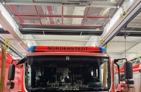Feuerwehr Norderstedt: FW Norderstedt: Pressemitteilung - Feuerwehr Norderstedt Erste Lagemeldung zum Start der Silvesterbereitschaft 2025/2026 (Stand: 31.12.2025, 18:00 Uhr)