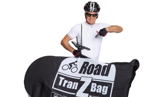 Tranzbag: Record mondial venu de Suisse / Le sac de transport de vélo pliable TranZbag ROAD trouve place dans le maillot de cyclisme