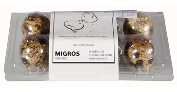 Migros-Genossenschafts-Bund: Warenrückzug von Wachteleiern: Falschdeklaration des Produzenten