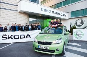 Skoda Auto Deutschland GmbH: SKODA Citigo siegt mit nur 2,97 l/100 km (BILD)