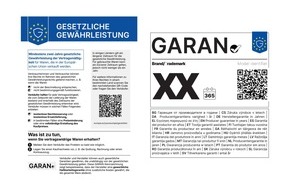 Europ&auml;isches Verbraucherzentrum Deutschland: Neues EU-Gew&auml;hrleistungslabel: Verbraucherrechte ab 27. September auf einen Blick