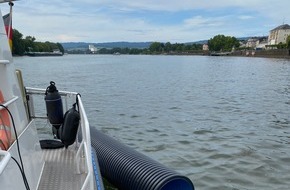 Hessisches Polizeipr&auml;sidium Einsatz: POL-HPE: Kunststoffrohre in Rhein gesp&uuml;lt