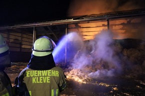 FW-KLE: Scheunenbrand in Keeken