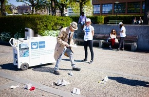 IG saubere Umwelt IGSU: Medienmitteilung: «Littering in Zürich: Auffällige Aktionen sorgen für Aufmerksamkeit»