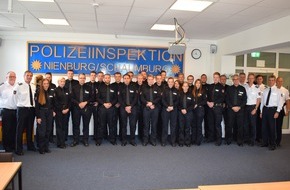 Polizeiinspektion Nienburg / Schaumburg: POL-NI: Nienburg-26 neue Polizeibeamtinnen und -beamte in Nienburg und Schaumburg