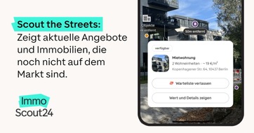 Scout the Streets: ImmoScout24 bringt die Immobiliensuche in 3D auf die Straße
