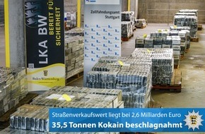Landeskriminalamt Baden-Württemberg: LKA-BW: Gemeinsame Pressemitteilung der ZeOS NRW, des Zollkriminalamtes (ZKA), des Zollfahndungsamtes Stuttgart und des Landeskriminalamtes Baden-Württemberg