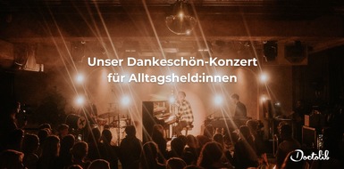 Doctolib GmbH: JORIS und Doctolib sagen "Danke" mit Privatkonzert für Medizinische Fachangestellte