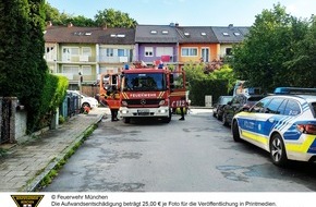 Feuerwehr München: FW-M: Schwer verletzt nach Zimmerbrand (Giesing)