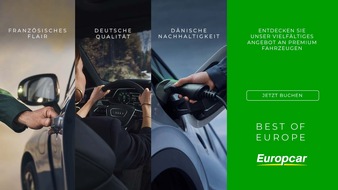 Europcar Mobility Group: Europcar feiert 75. Geburtstag und startet als europäischer Marktführer Markenkampagne "Best of Europe"