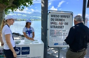 IG saubere Umwelt IGSU: Medienmitteilung: "IGSU-Botschafter bringen Rapperswil-Jona zum Glänzen"