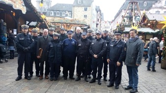 Polizeipräsidium Trier: POL-PPTR: Polizisten aus drei Nationen sorgen für Sicherheit auf dem Weihnachtsmarkt