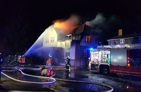 Polizeiinspektion Celle: POL-CE: Langlingen - Brand eines alten, leerstehenden Einfamilienhauses