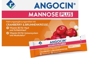 CGC - Cramer-PR im Gesundheitswesen: ANGOCIN&reg; MANNOSE PLUS - mehr als nur Mannose: Neues Nahrungserg&auml;nzungsmittel mit D-Mannose im praktischen Direktstick