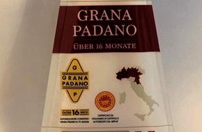 Colla S.p.A.: Produktrückruf Grana Padano 16 months wedge 200g Marca Italia