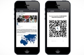 H World International: press release: "Deutsche Hospitality launches a WeChat presence in China"