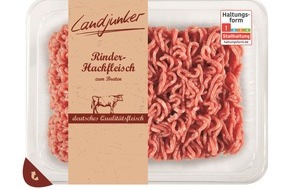 Lidl: Der Hersteller SB-Convenience GmbH informiert über einen Warenrückruf des Produktes "Landjunker Rinderhackfleisch, 500g"