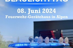 Freiwillige Feuerwehr Alpen: FW Alpen: Save the Date - Blaulichttag 2024