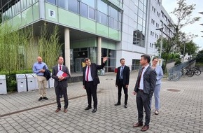 Universität Koblenz: Wissenschaftsminister Clemens Hoch besucht die zukünftig neue Universität in Koblenz
