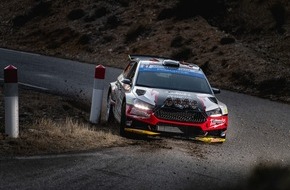 Skoda Auto Deutschland GmbH: Rallye Monte Carlo: erfolgreiche Premiere für Škoda Fabia RS Rally2 in der Weltmeisterschaft